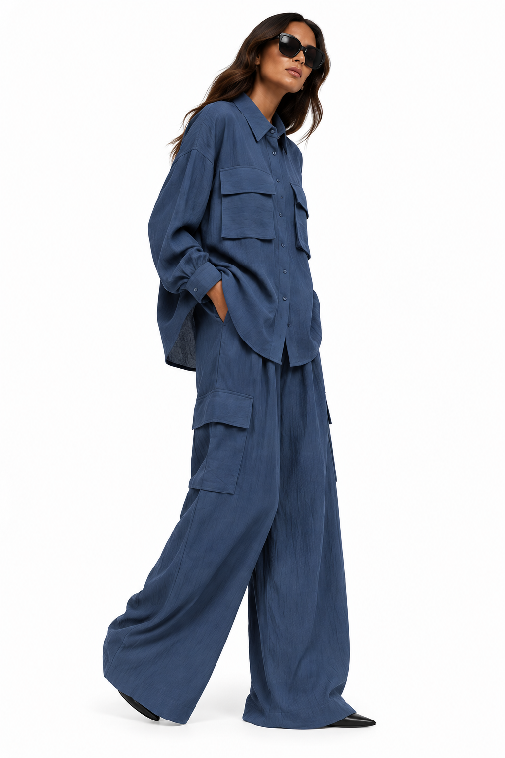 UTILITY TWO-PIECE SET تعيين (SHIRT & PANTS) “OBLOMOV”