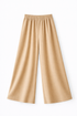 ELASTICATED WAISTLINE WIDE LEG TROUSERS (بنطلون) "LINMU"