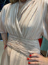WAIST PLEATED MAXI DRESS (فستان) "ROSE"