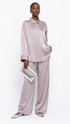 SILKY LUXE 2-PIECE SET زوج (SHIRT & TROUSERS قميص وبنطلون) “MORGANITE”