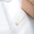 MARQUISE CRYSTAL PENDANT NECKLACE (العقد)