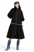 FRONT ZIPPER HIGH NECK COTTON DRESS (فستان) “SALMA”