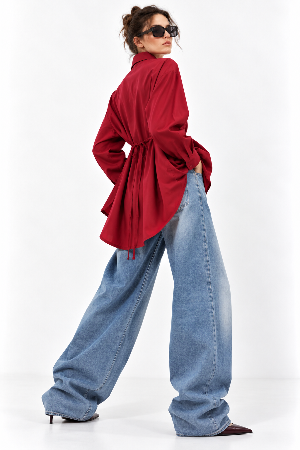 BACK TIE UP SHIRT قميص “ALMA”