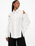 BUTTONED OPEN SHOULDER SHIRT قميص “OPAL"