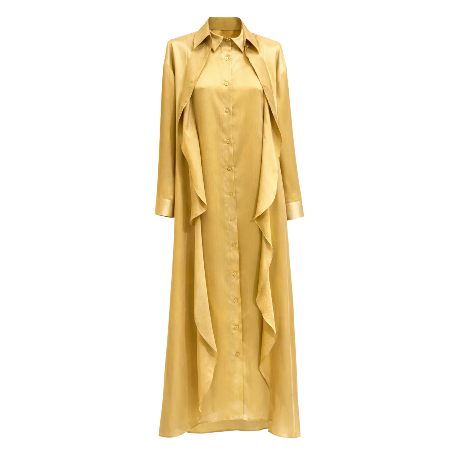 A-LINE MAXI SHIRT-DRESS (فستان) “SARAH”