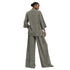 ABSTRACT KIMONO TIE-WAIST CO-ORD SET تعيين (KIMONO & PANTS) "MESSI"