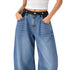 ADJUSTABLE TAB-WAIST WIDE-LEG TROUSERS (بنطلون) “IKSEON-DONG”