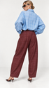 HERITAGE CHECK PLEATED TROUSERS بنطلون“ONEGIN”