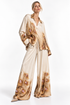 PEACOCK PRINT CO-ORD SET  زوج “ZINAIDA”