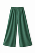 ELASTICATED WAISTLINE WIDE LEG TROUSERS (بنطلون) "LINMU"
