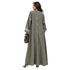 BACK BUTTONED TWO-TONE TRENCH COAT (عباية) "NATALYA LASUNSKAYA”