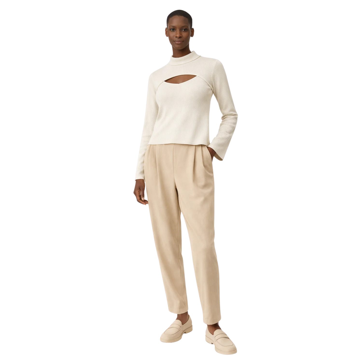 BACK ELASTICATED TROUSERS (بنطلون) "MILLA"