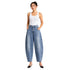 BARREL-LEG  HIGH-WAIST JEANS (بنطلون) “DDP”