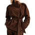 BELTED MILITARY JACKET قميص “ELENA STAKHOVA”