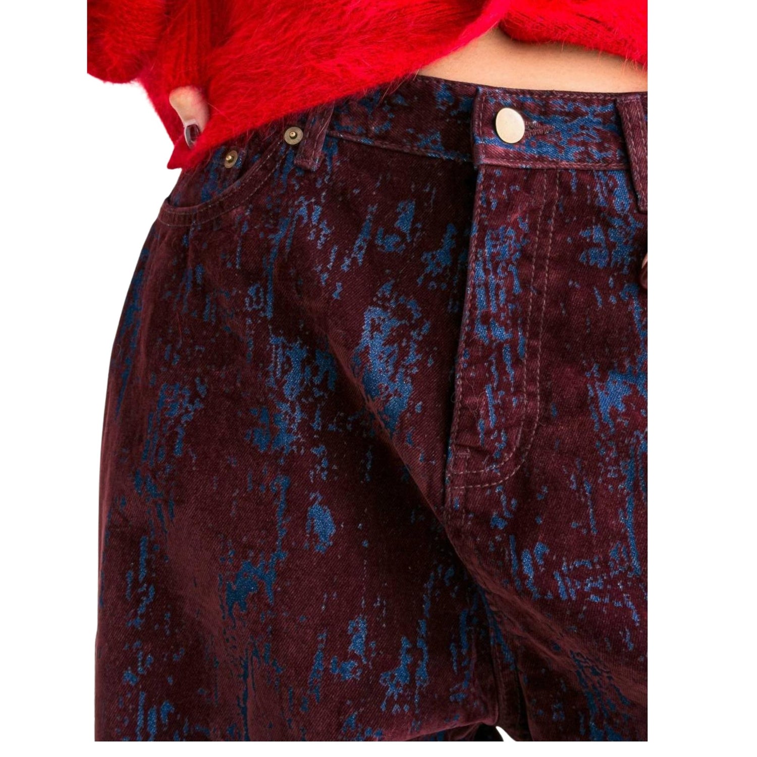 BRUSHED VELVET TROUSERS (بنطلون)