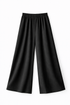 ELASTICATED WAISTLINE WIDE LEG TROUSERS (بنطلون) "LINMU"