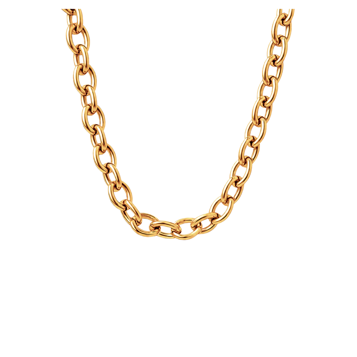 CHARM CHAIN THICK NECKLACE قلادة