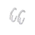CIRCLE-SHAPED EAR CUFF (الأقراط)