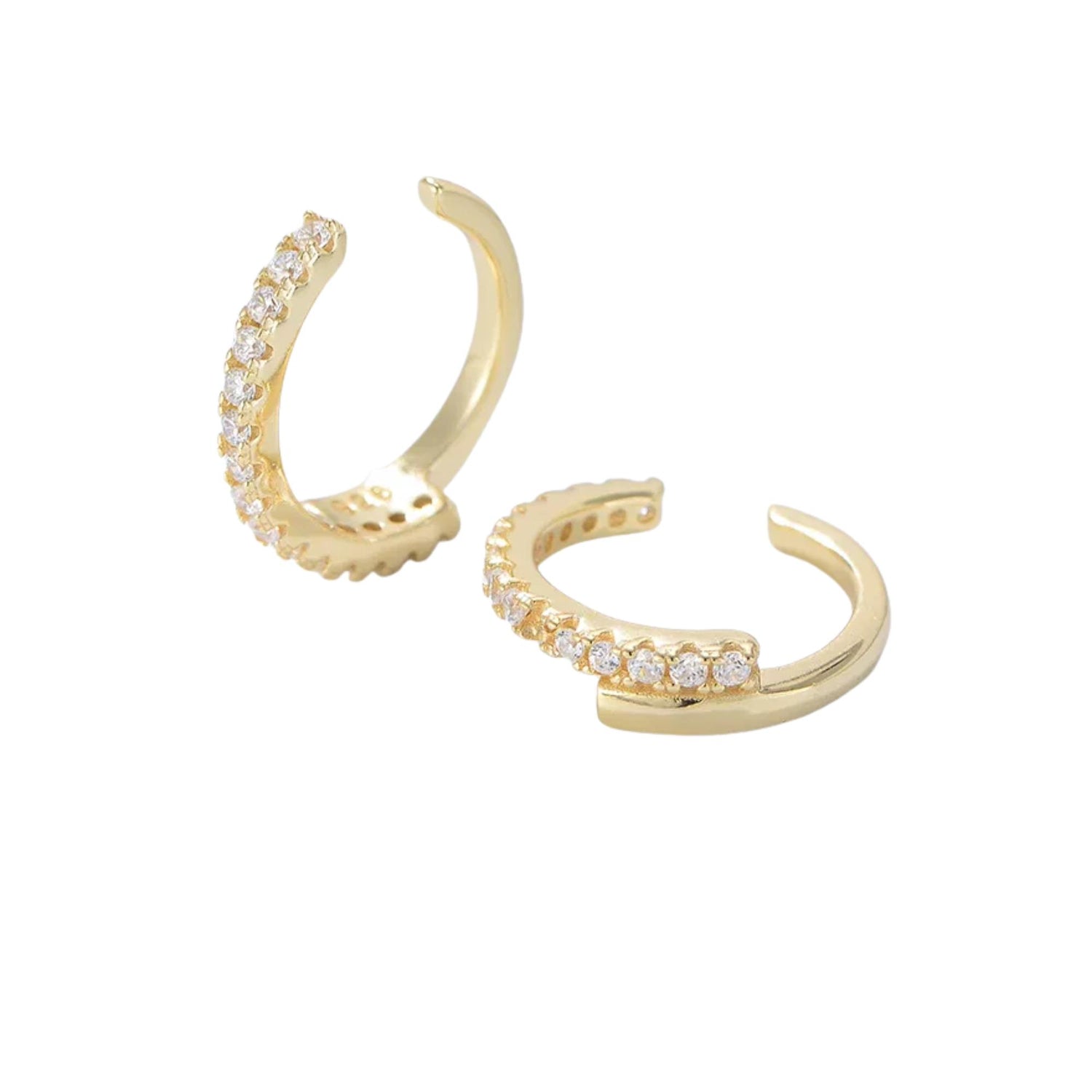 CIRCLE-SHAPED EAR CUFF (الأقراط)