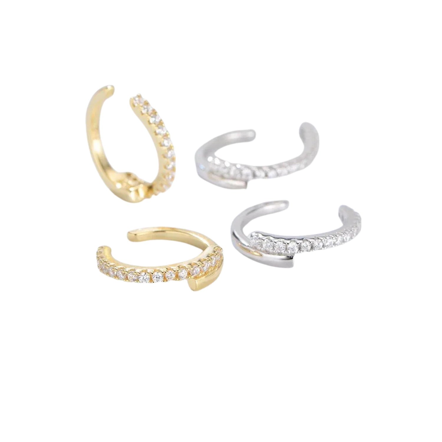 CIRCLE-SHAPED EAR CUFF (الأقراط)