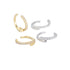 CIRCLE-SHAPED EAR CUFF (الأقراط)