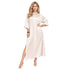 CLASSIC SHIRT DRESS (فستان) “GARDENIA”