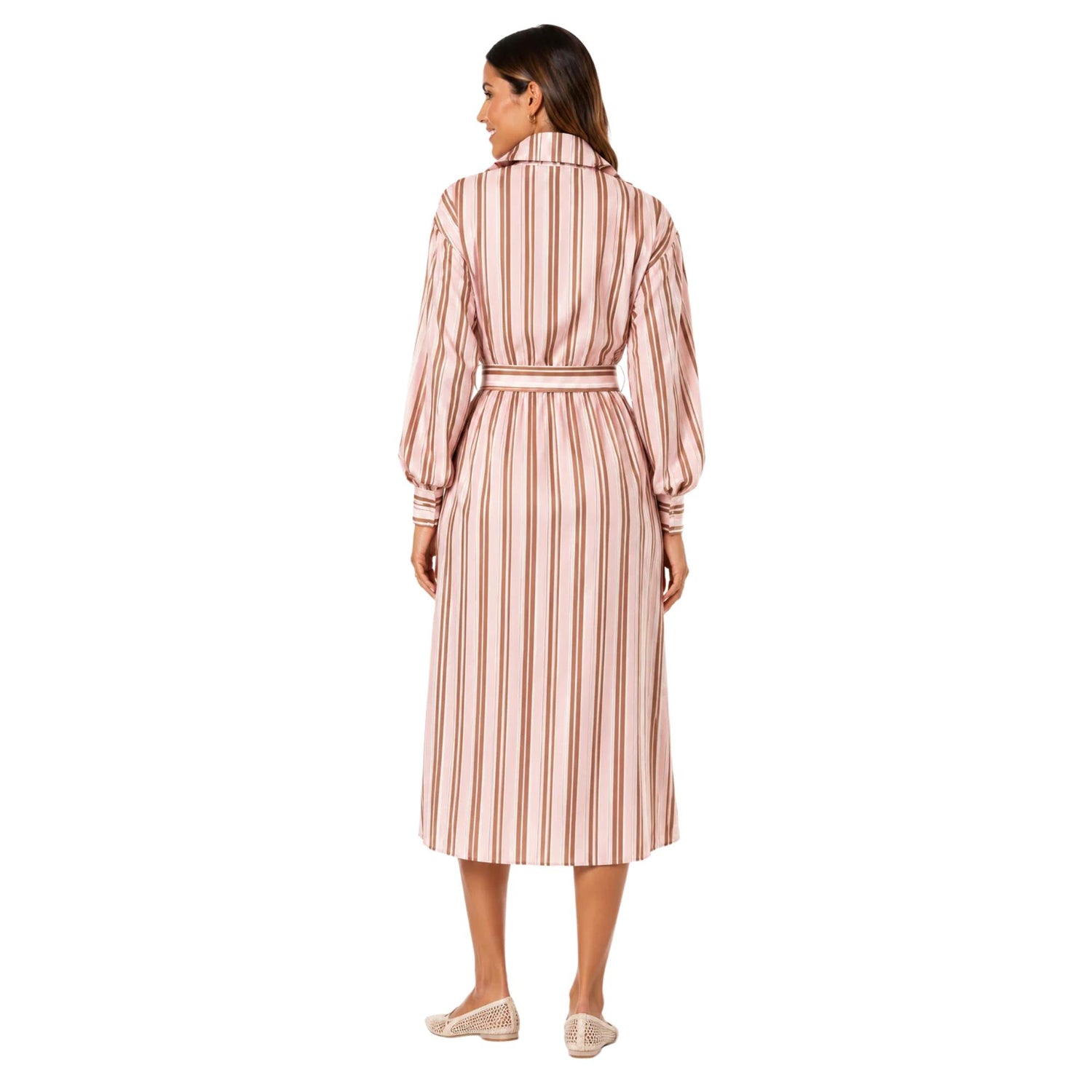 CLASSIC SHIRT DRESS فستان “RETRO STRIPES”