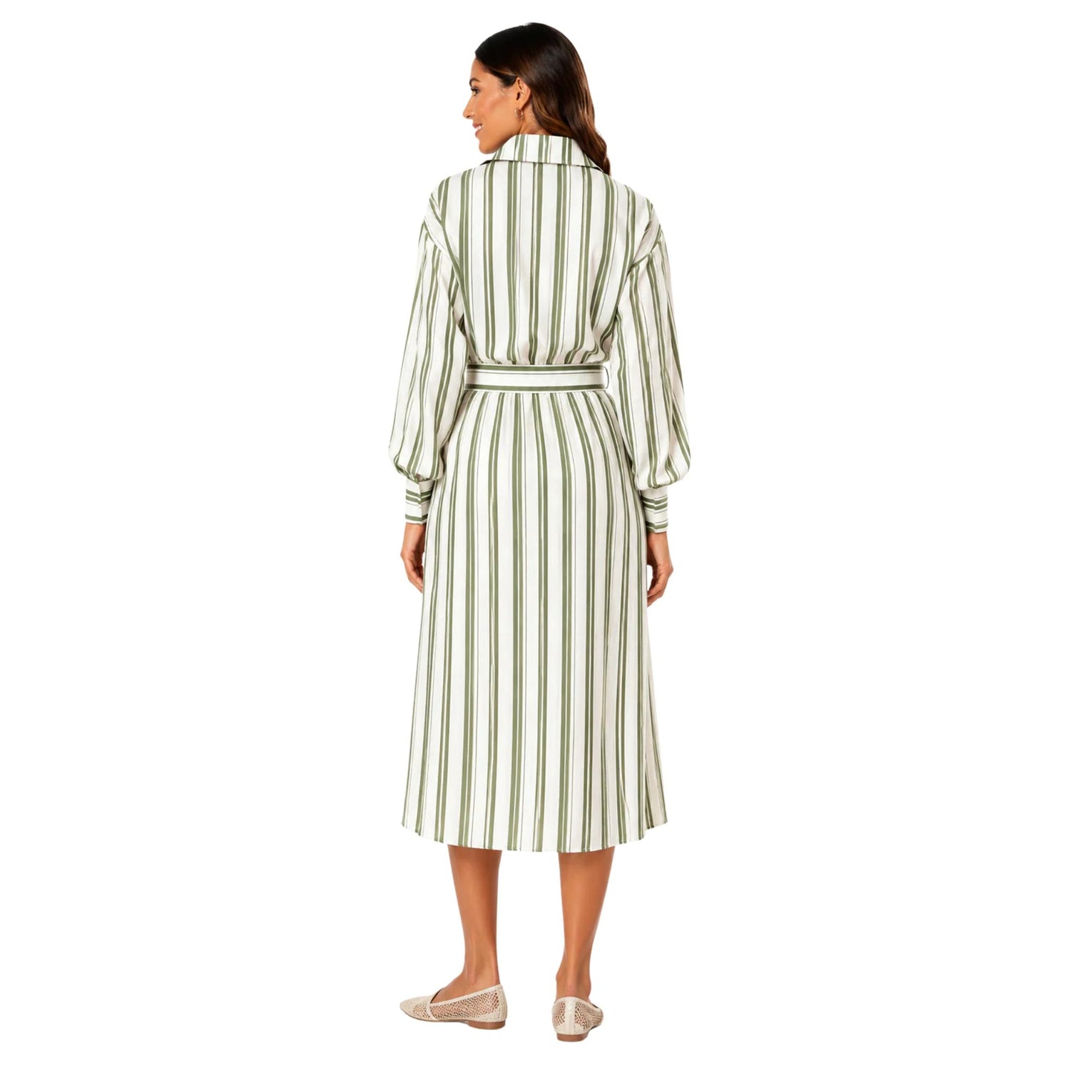CLASSIC SHIRT DRESS فستان “RETRO STRIPES”