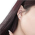 CLASSIC SQUARE DIAMOND 10MM STUD EARRINGS (الأقراط)