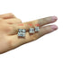 CLASSIC SQUARE DIAMOND 7MM STUD EARRINGS (الأقراط)