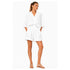 COASTAL RAW EDGE LINEN VISCOSE SET زوج (SHIRT & SHORTS قميص وبنطلون) “JADE"