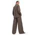 CONTRAST CHECK CO-ORD SET زوج (SHIRT & PANTS قميص وبنطلون) “JANE EYER"