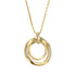 COUPLE DOUBLE CIRCLES CHAIN NECKLACE (العقد)