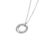 COUPLE DOUBLE CIRCLES CHAIN NECKLACE (العقد)