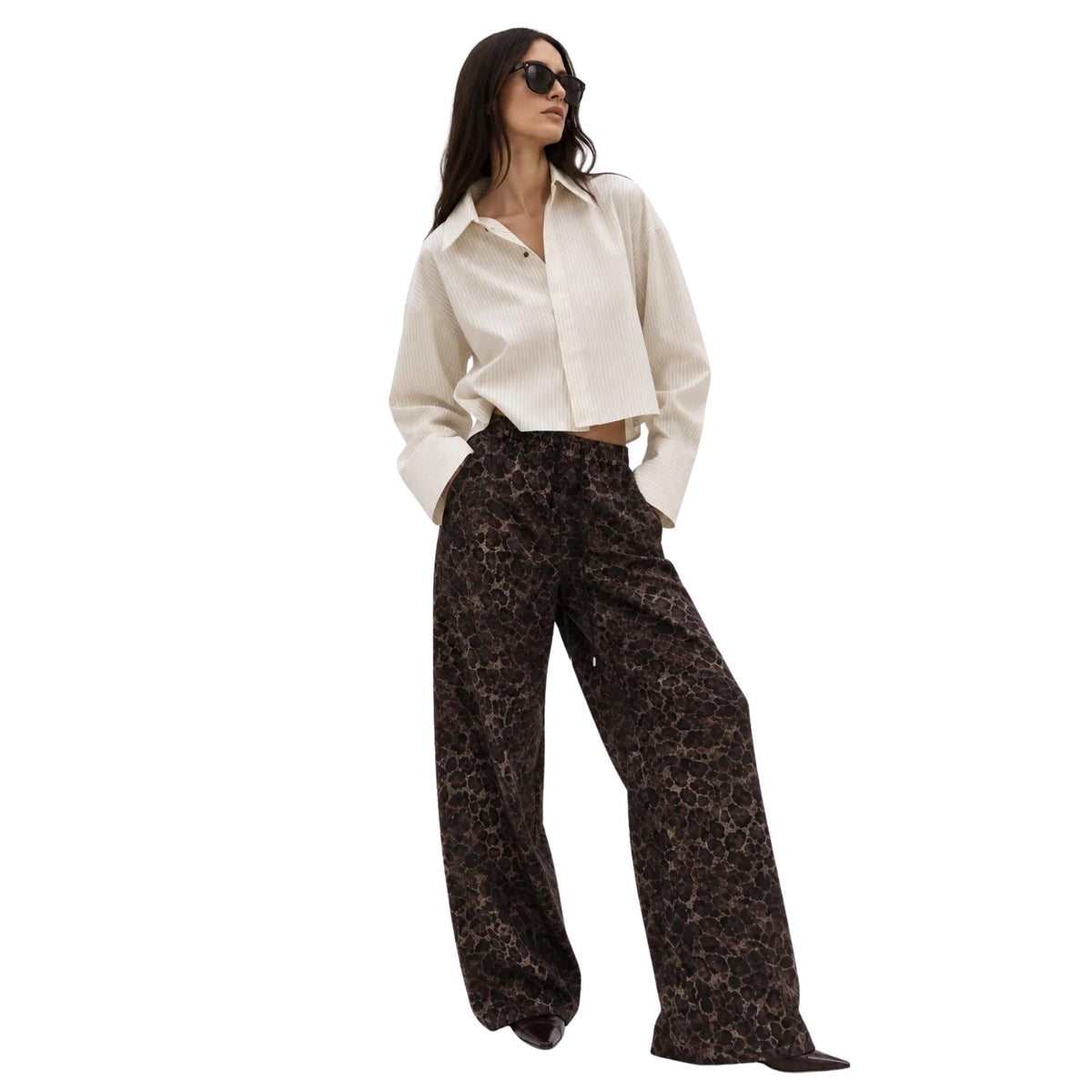 CROPPED LONG-SLEEVE SHIRT قميص “PUSHKIN”