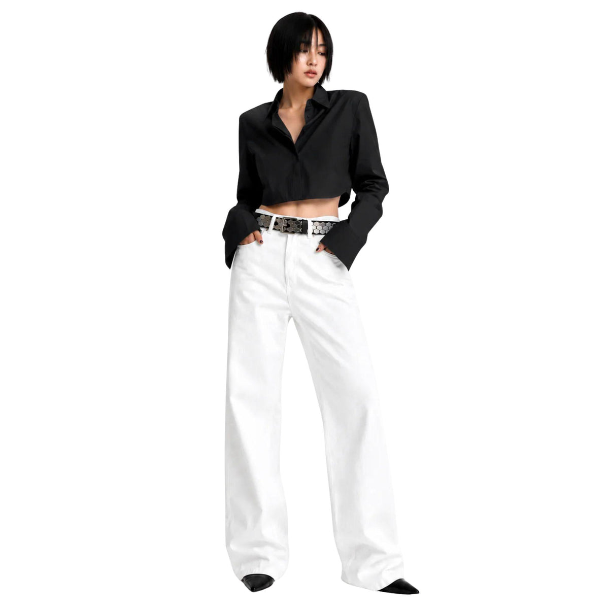CROPPED OVERSIZED SHIRT (قميص) “APGUJEONG”