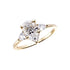 CRUSHED ICE PEAR TRIO / CENTREPIECE RING (الخاتم)
