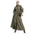 CUT-OUT SLEEVE MAXI SHIRT DRESS فستان “NINA”