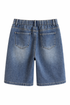 ELASTICATED BACK DENIM BERMUDA SHORT (بنطلون جينز)