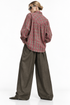 GATHERED CHEVRON SHIRT (قميص) “ANNA KARENINA”