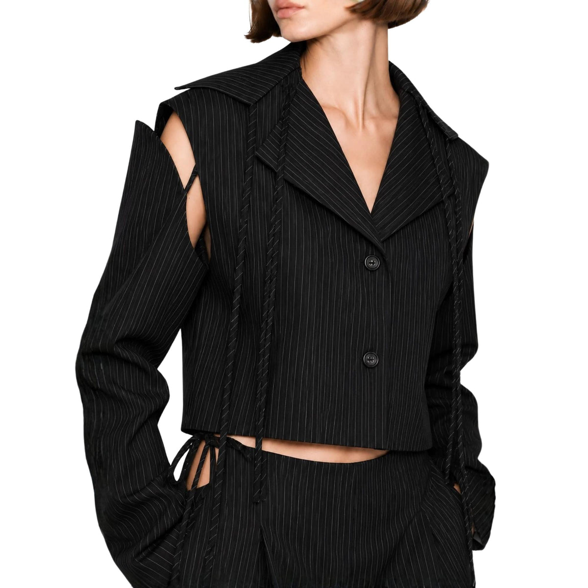 DECONSTRUCTED JACKET-TOPقميص “PUSHKIN”