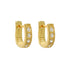 DIAMOND ZIRCON EAR BUCKLE EARRINGS (الأقراط)