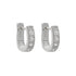 DIAMOND ZIRCON EAR BUCKLE EARRINGS (الأقراط)