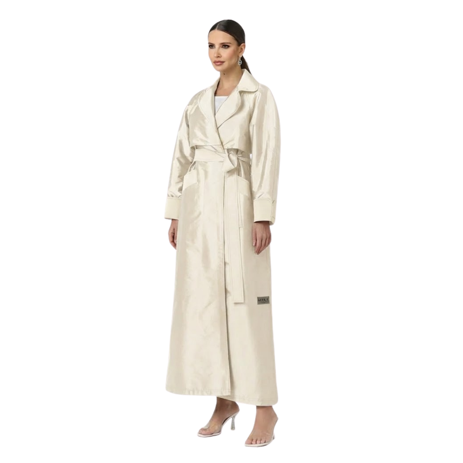 DOUBLE STITCHED TRENCH-COAT “HELLO SAMANTHA”