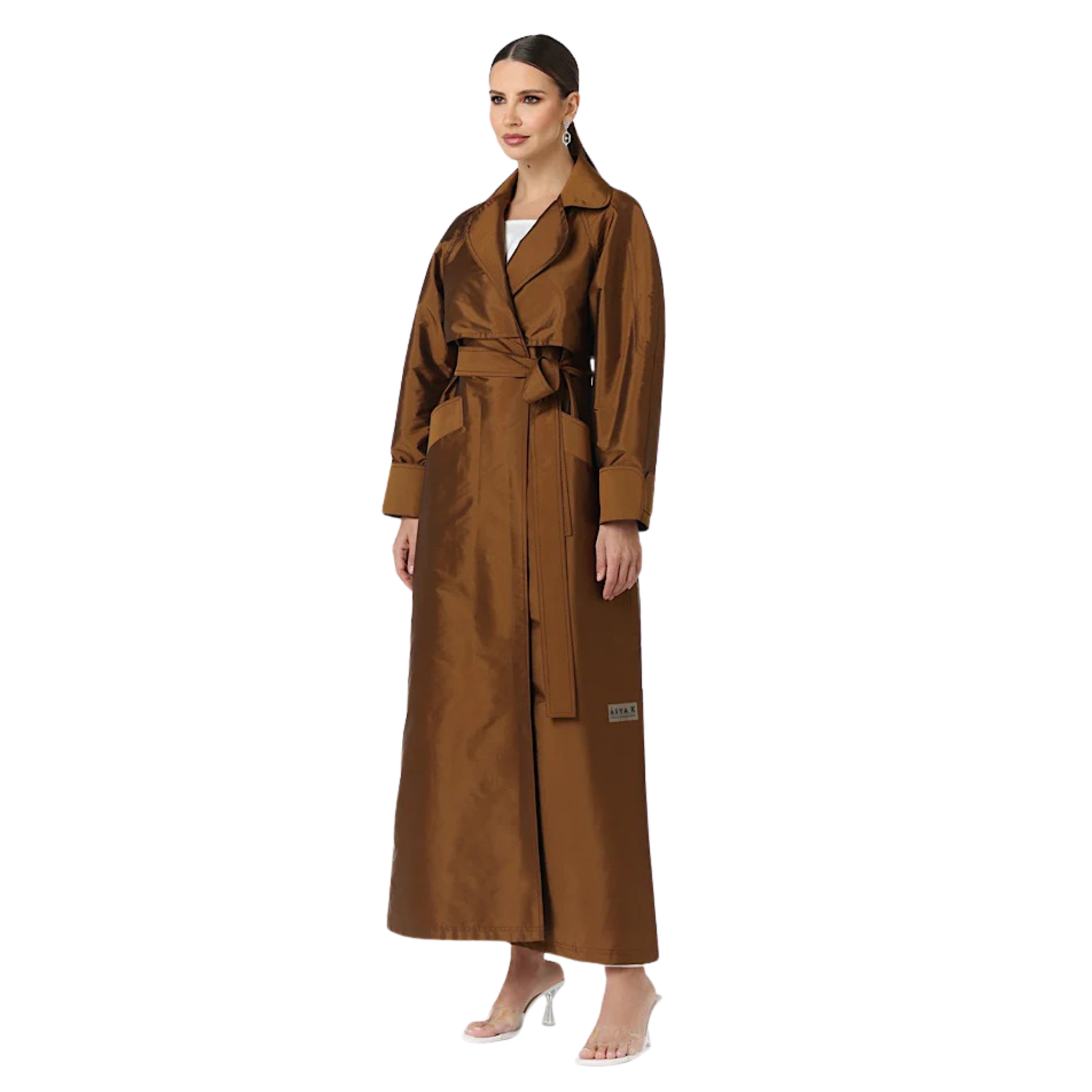 DOUBLE STITCHED TRENCH-COAT “HELLO SAMANTHA”