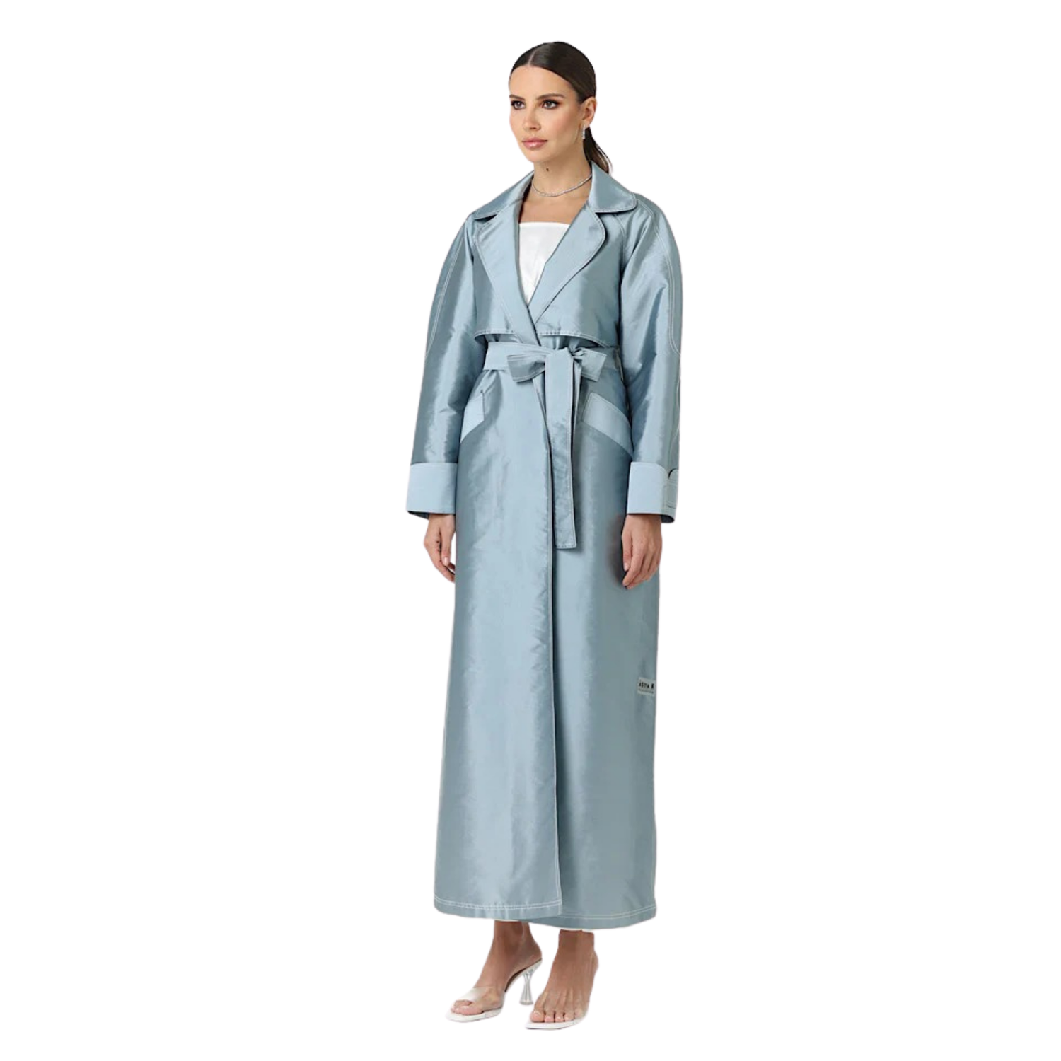 DOUBLE STITCHED TRENCH-COAT “HELLO SAMANTHA”