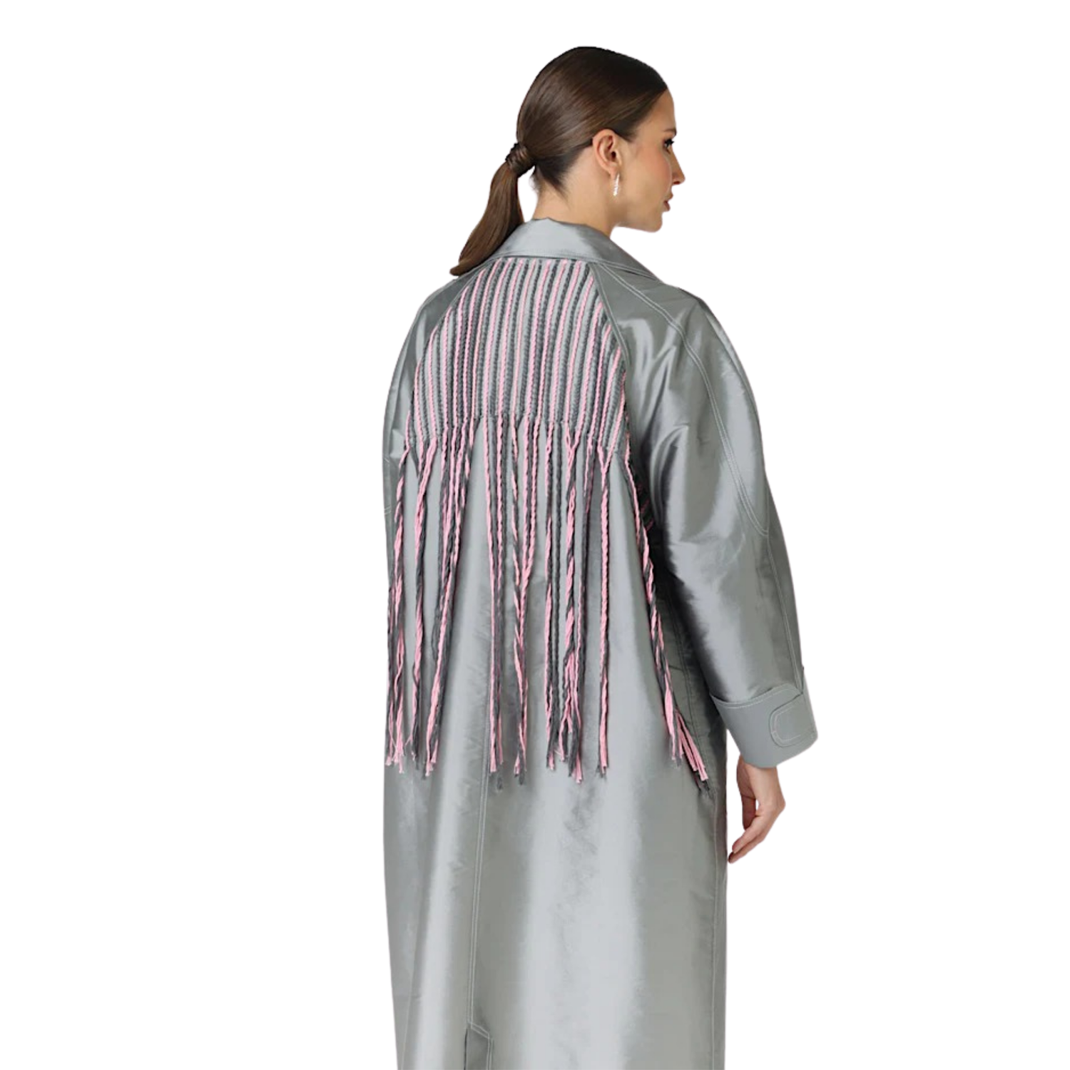 DOUBLE STITCHED TRENCH-COAT “HELLO SAMANTHA”