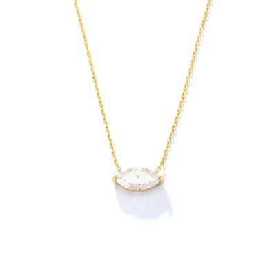 MARQUISE CRYSTAL PENDANT NECKLACE (العقد)