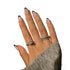 EAST WEST RADIANT PAVE RING (الخاتم)