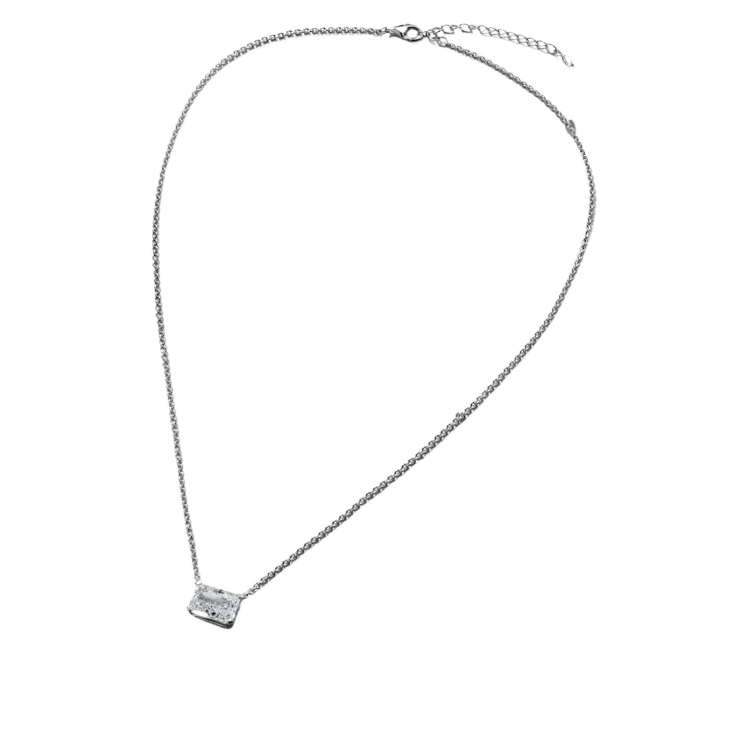 EAST WEST RADIANT PENDANT NECKLACE (العقد)